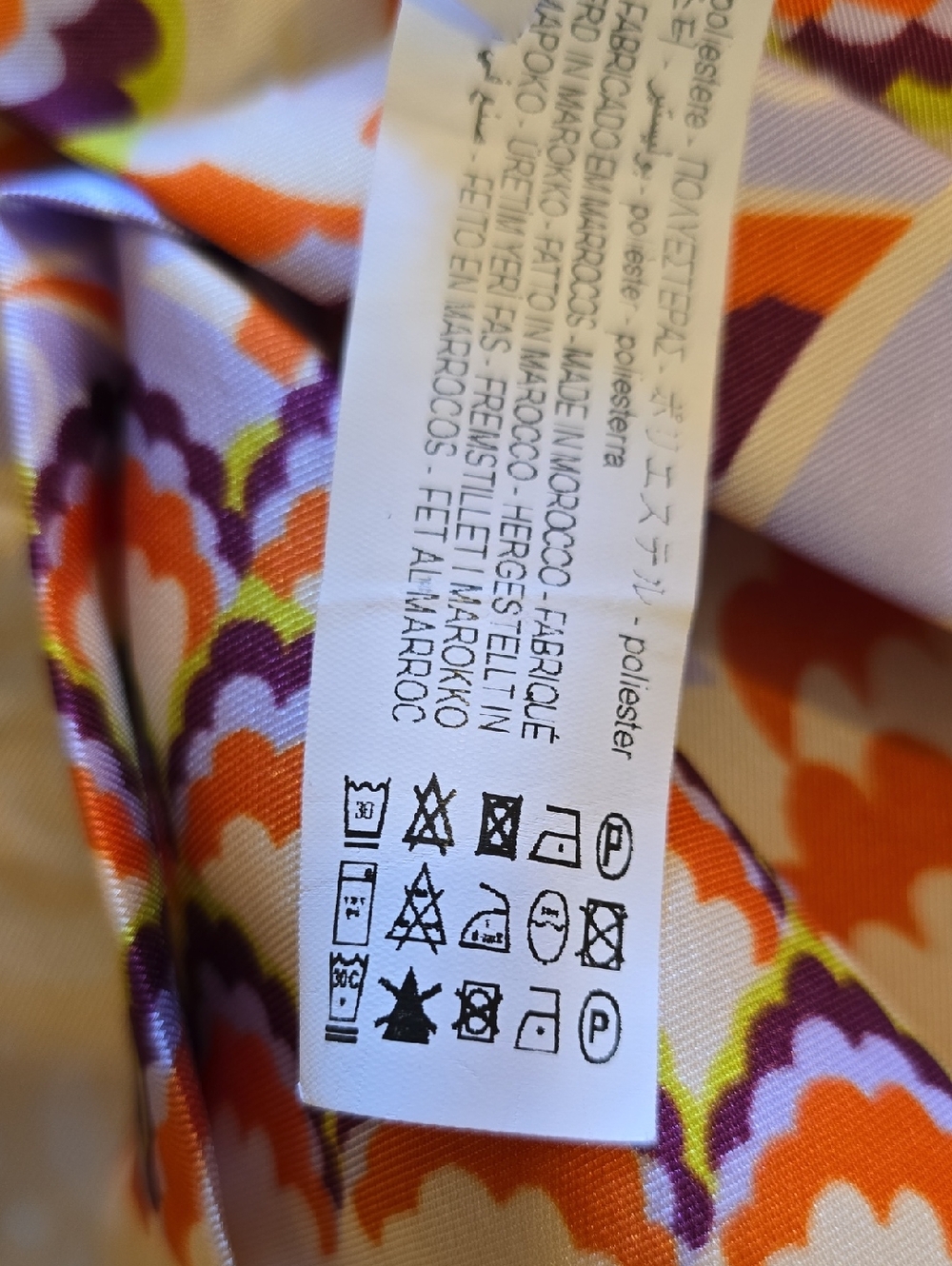 Zara Vibrant Retro Floral Multi-colored Button-Up Blouse - Picture 12 of 12